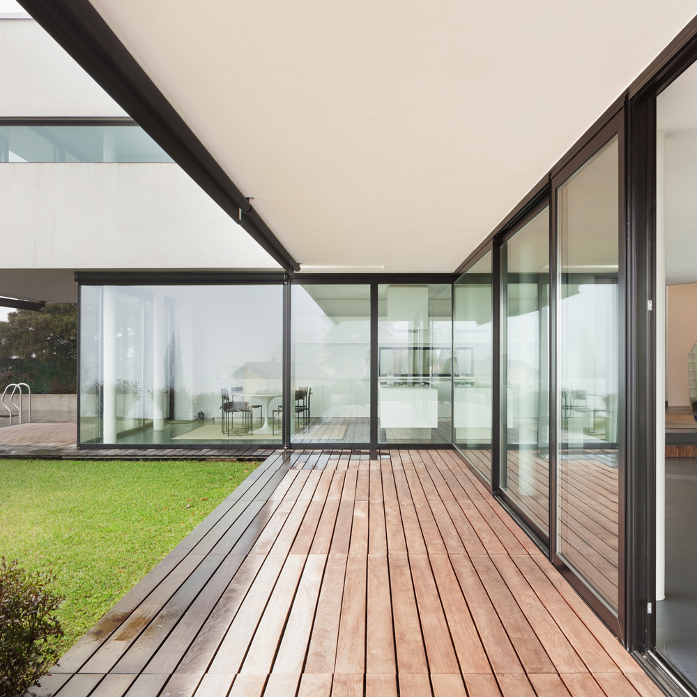 new sliding door installation